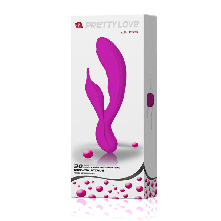 Vibrátor Pretty Love Bliss fialový 4 motory 30 režimů