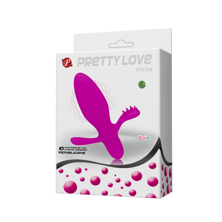 Vibrátor PRETTY LOVE FLIRTATION FITCH se stimulátorem