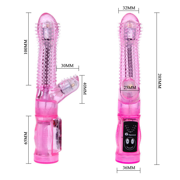 Vibrátor BAILE Intimate Lover Tease fialový 23 cm