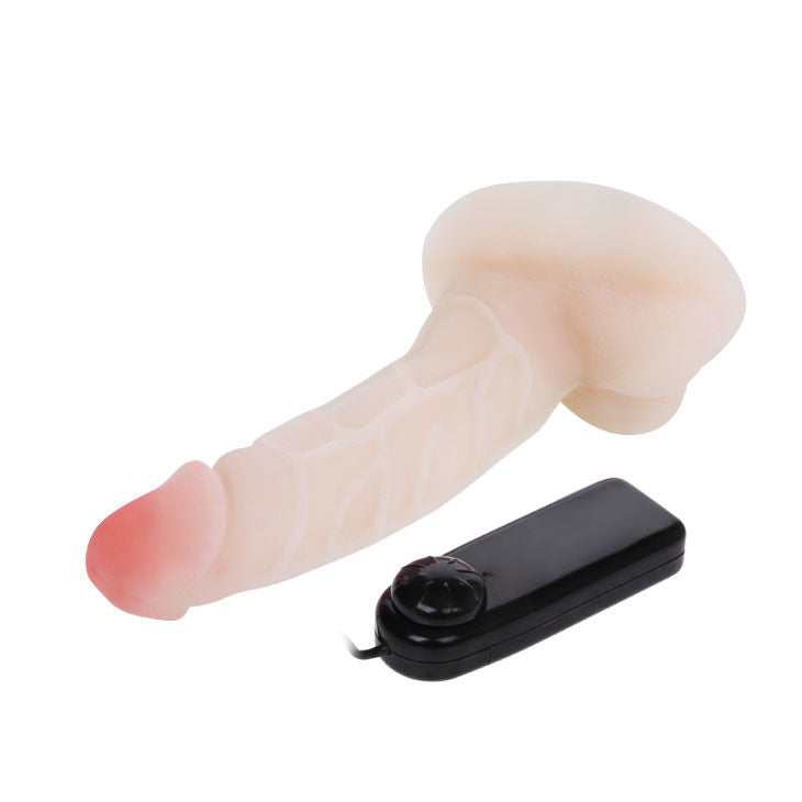 Rotační realistický penis BAILE CIBERSKING 18 cm