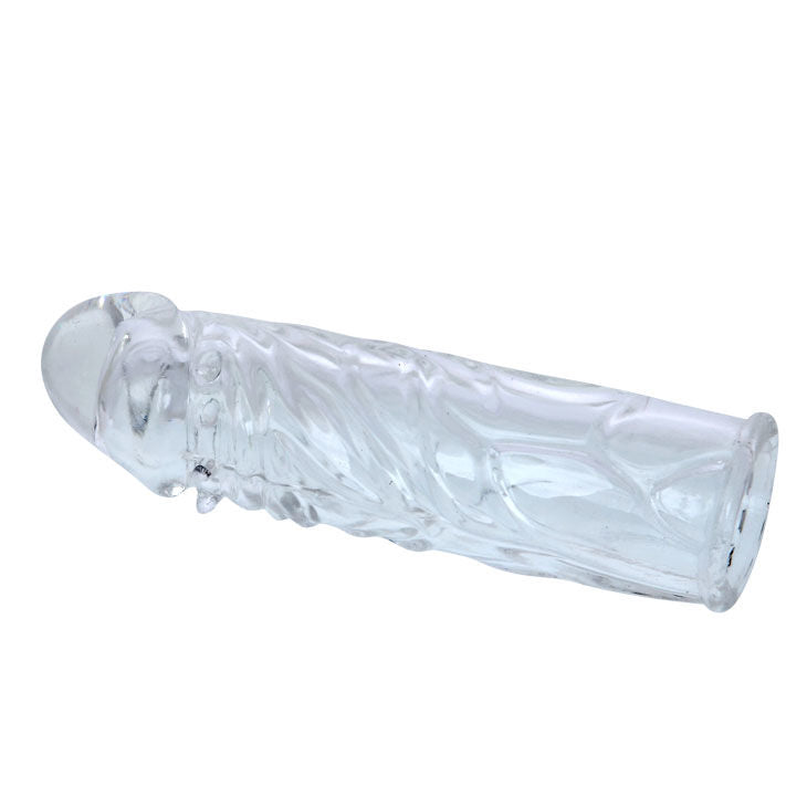 Silikonový návlek na penis BAILE 13 cm transparentní