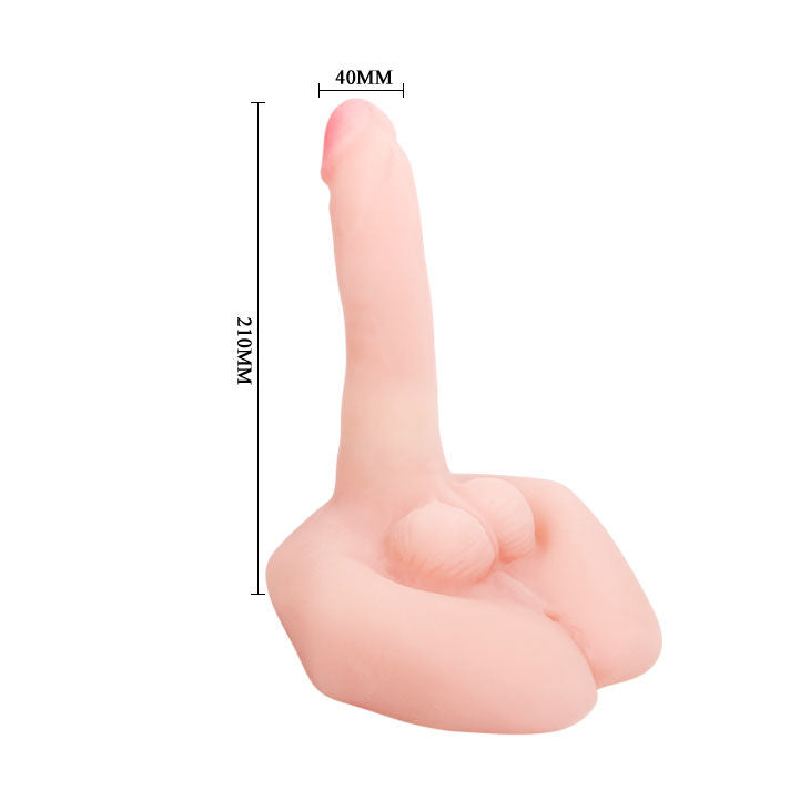 Realistický masturbátor s penisem a análem BAILE MR BIG