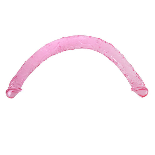 Oboustranné dildo BAILE DOUBLE DONG fialové 44,5 cm