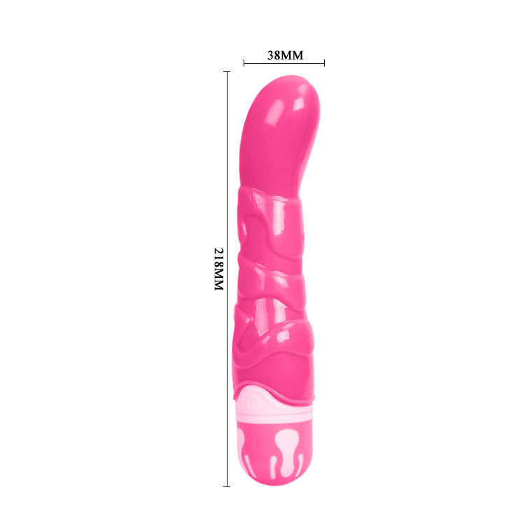 Realistický vibrátor BAILE Cock 21,8 cm růžový