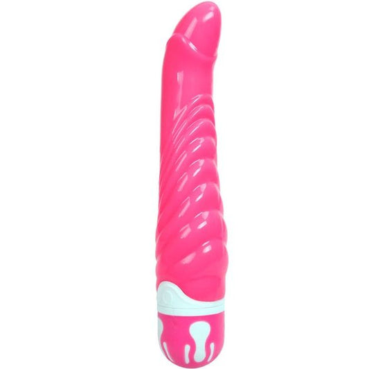 Realistický vibrátor Baile The Realistic Cock růžový 21,8 cm