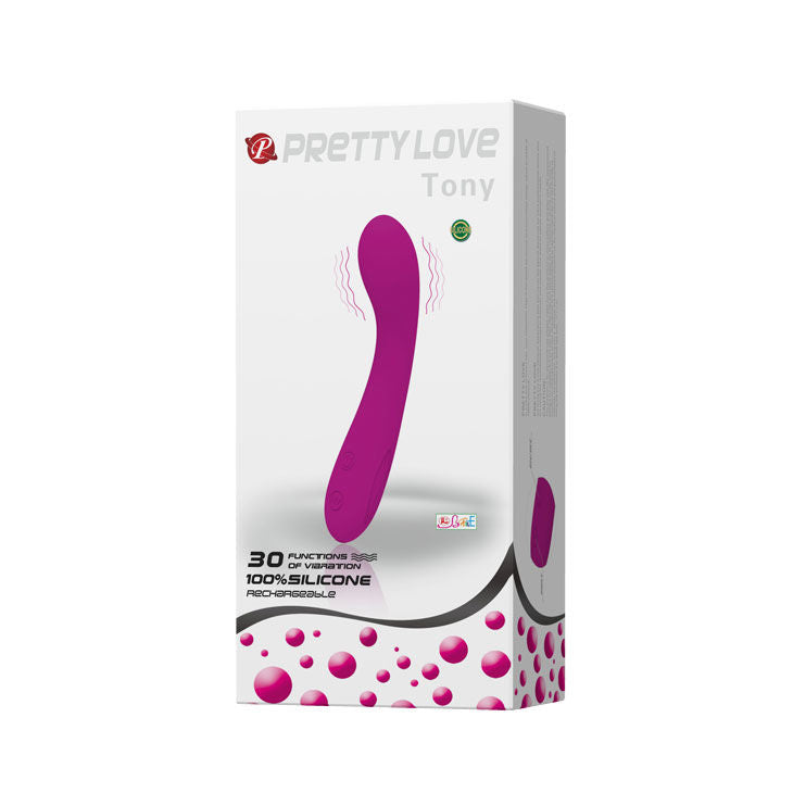 Vibrátor Tony Lilac od Pretty Love - ergonomický, dobíjecí