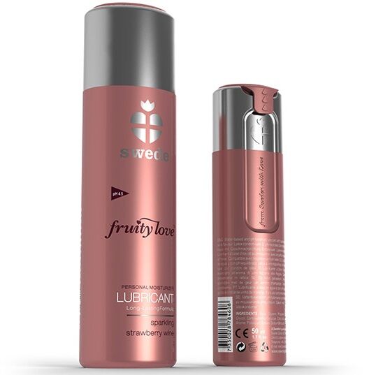 Lubrikační gel Swede Fruity Love jahoda/víno 100 ml