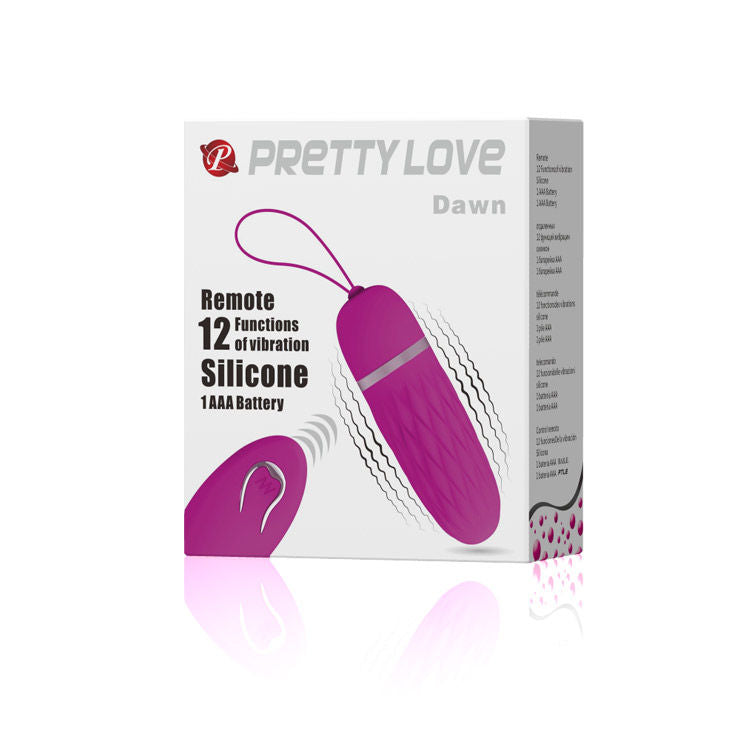 Vibrační vajíčko Pretty Love Dawn s dálkovým ovládáním