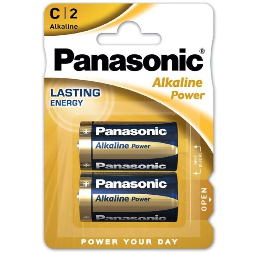 Alkalické baterie Panasonic LR14/C Bronze 2 ks