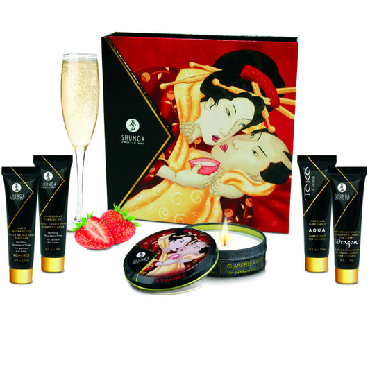 Shunga Geisha Secrets sada intimní kosmetiky 5 ks