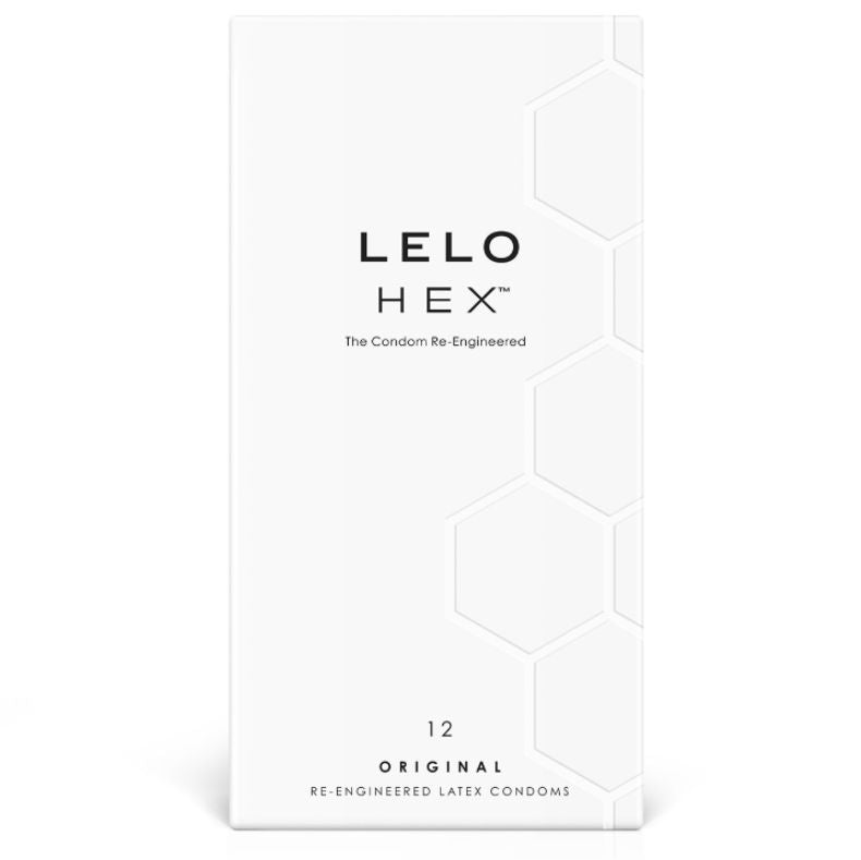 LELO HEX kondomy s hexagonální strukturou 12 ks