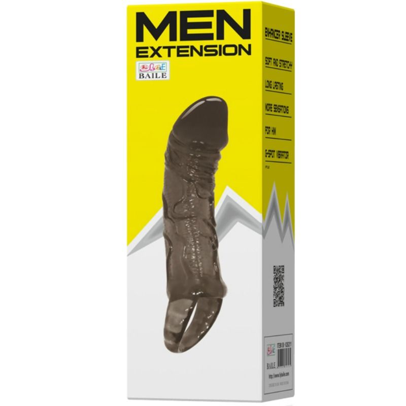 Návlek na penis BAILE s páskem 11,5 cm