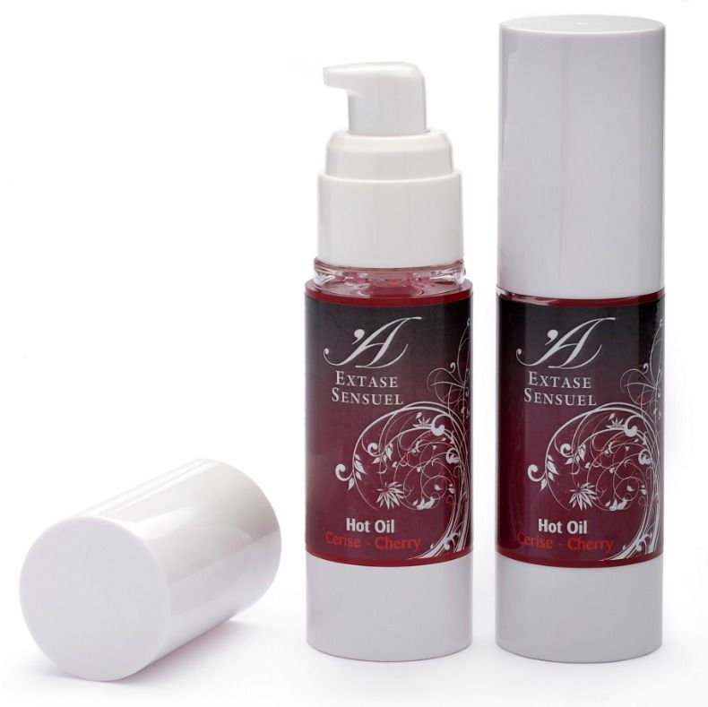 Stimulační olej Extase Sensual Cherry Heat 30 ml