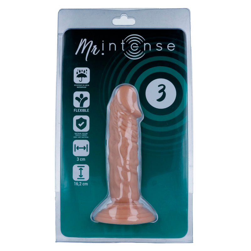 Realistický dildo Mr. Intense 16,2 cm s přísavkou