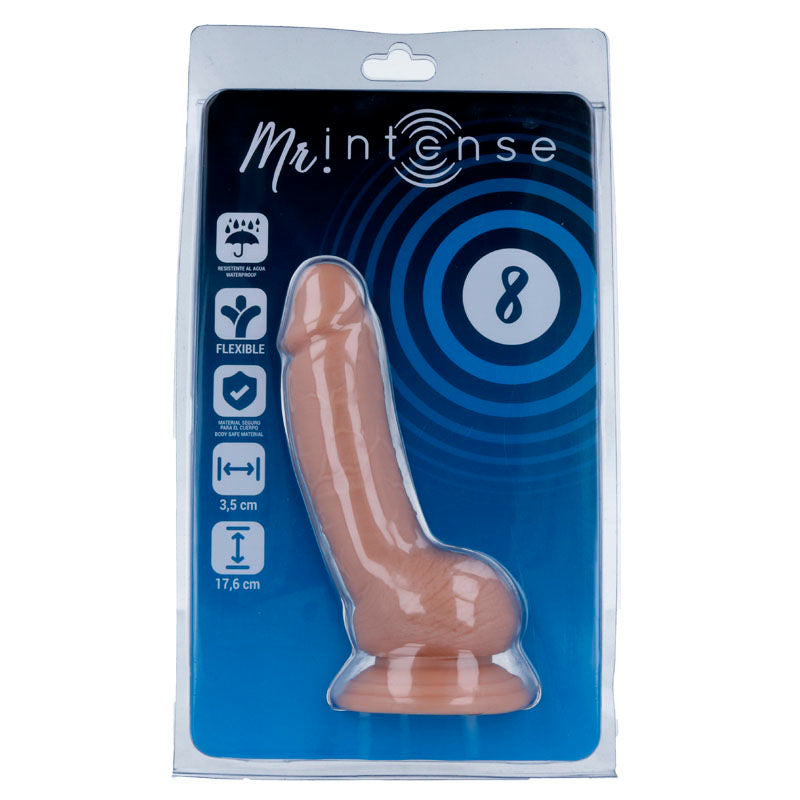 Realistické dildo Mr. Intense 17,6 cm se silnou přísavkou