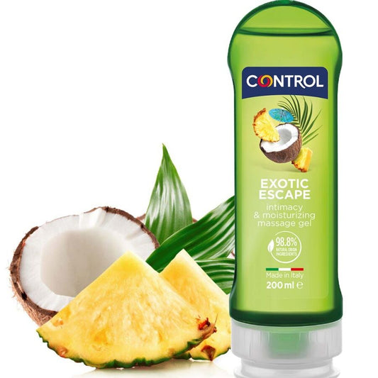 Stimulační gel CONTROL 2v1 exotický 200 ml