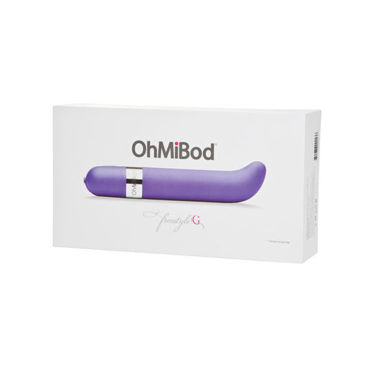 OhMiBod Freestyle G-bodový vibrátor, fialový, 15,9 cm