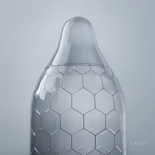 LELO HEX Kondomy 36 ks - Hexagonální struktura