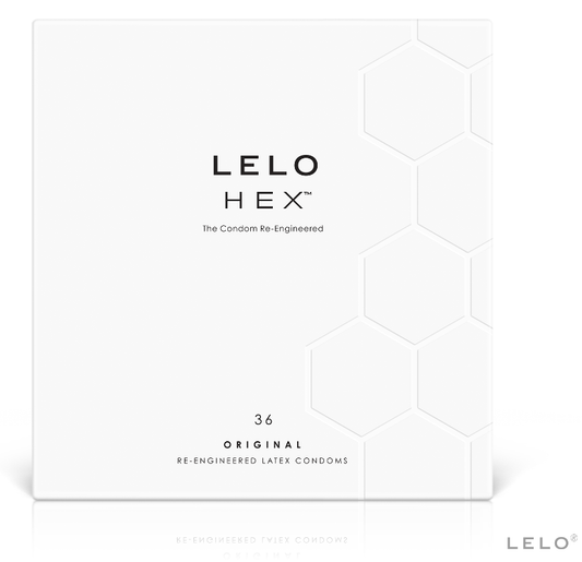 LELO HEX Kondomy 36 ks - Hexagonální struktura