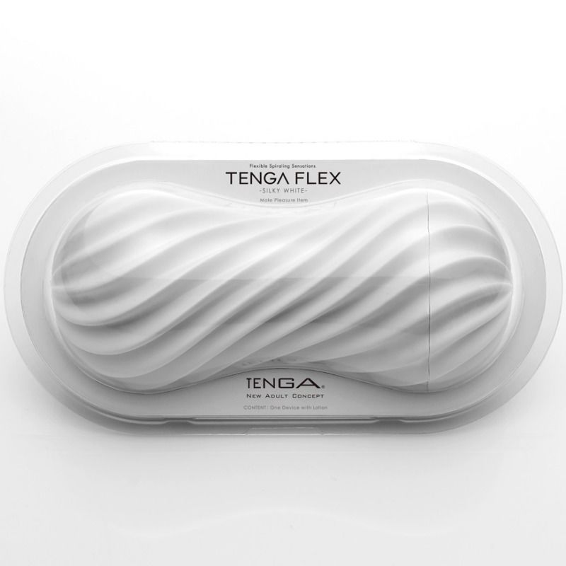 TENGA FLEX WHITE masturbátor flexibilní 17 cm