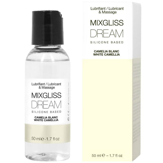 Silikonový lubrikant Mixgliss Dream White Camélia 50 ml