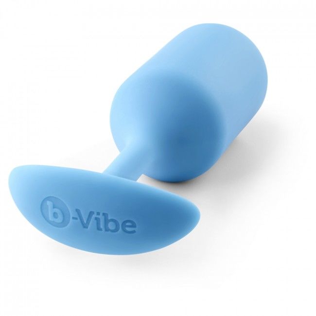 B-VIBE anální kolík SNUG PLUG 3 modrý (180g)