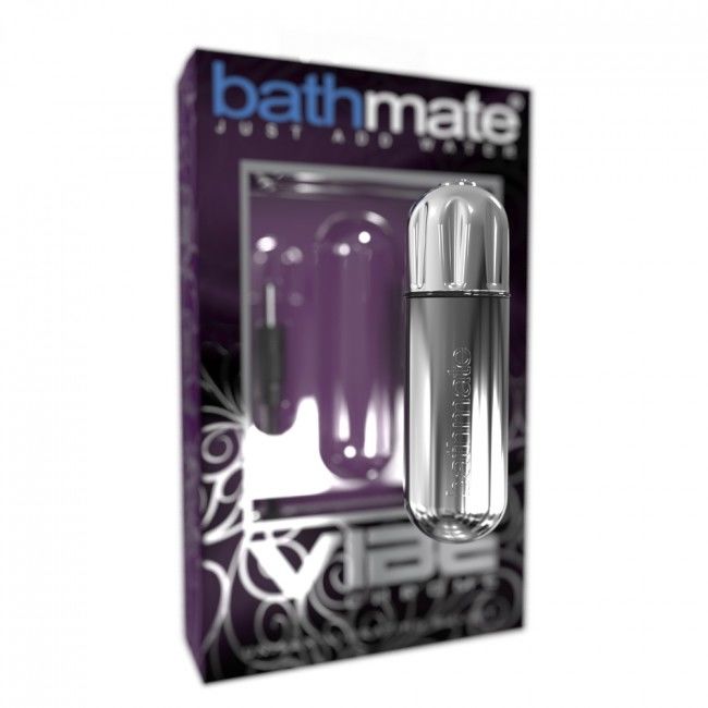 BATHMATE vibrátor Vibe Bullet stříbrný 10 režimů