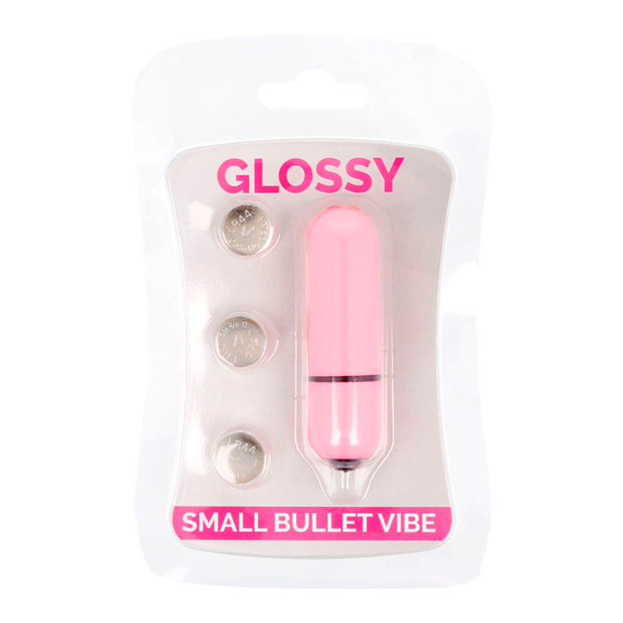 Malý vibrační bullet GLOSSY růžový (58x18 mm)