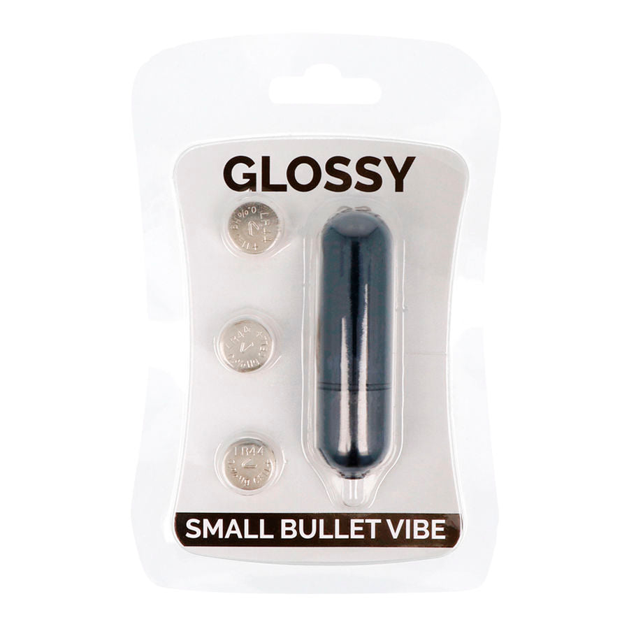 Malý vibrační bullet Glossy - černý