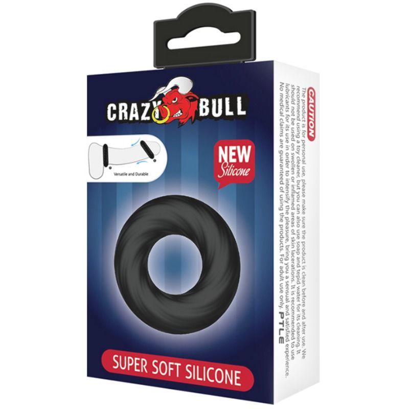 Silikonový erekční kroužek Crazy Bull Super Soft