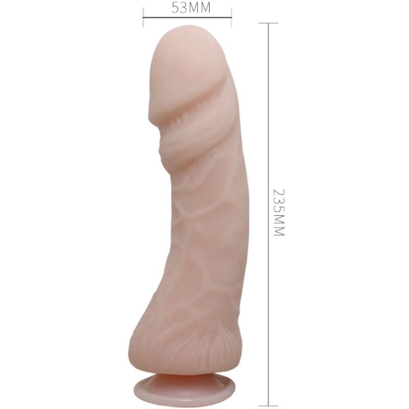 Realistické dildo BAILE 23,5 cm s přísavkou