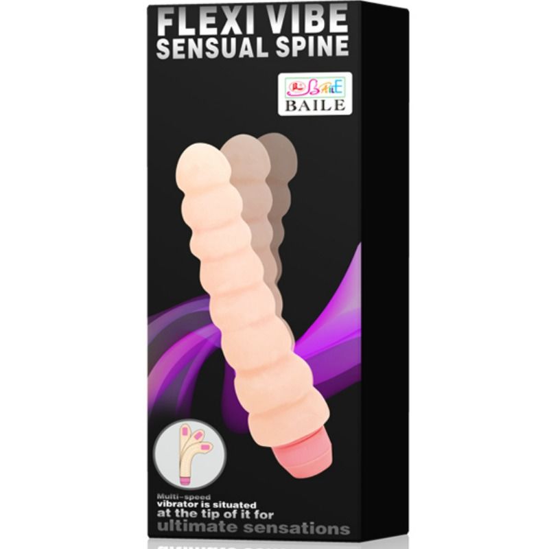 Flexibilní anální vibrátor BAILE Flexi Vibe 19 cm