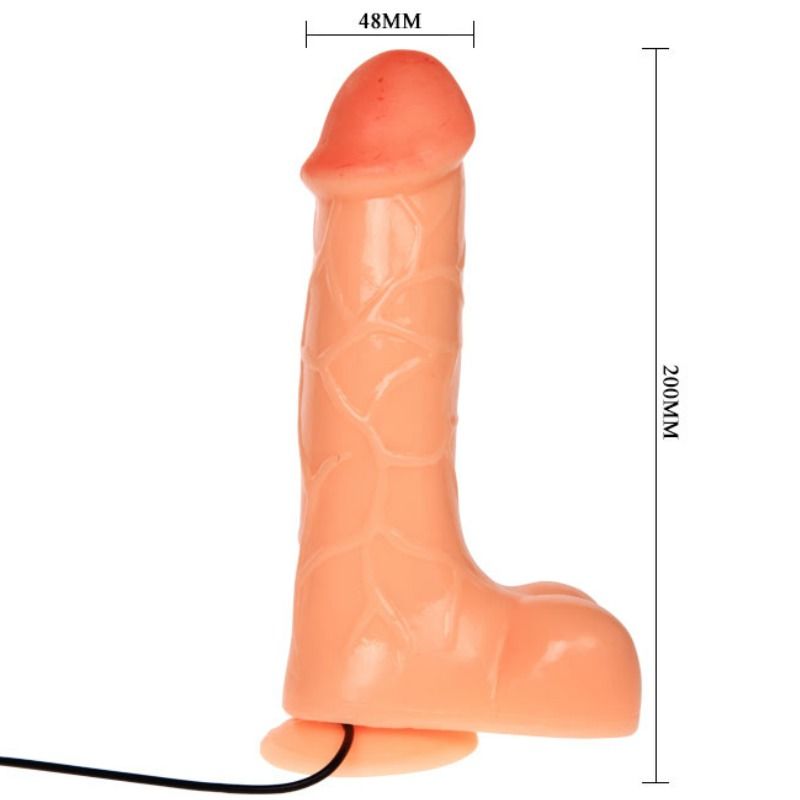 Realistické dildo s vibrací BAILE Intrepid Emperor 20 cm