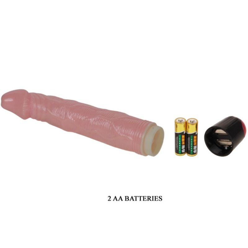 BAILE - Multispeed vibrační dildo s žilkováním