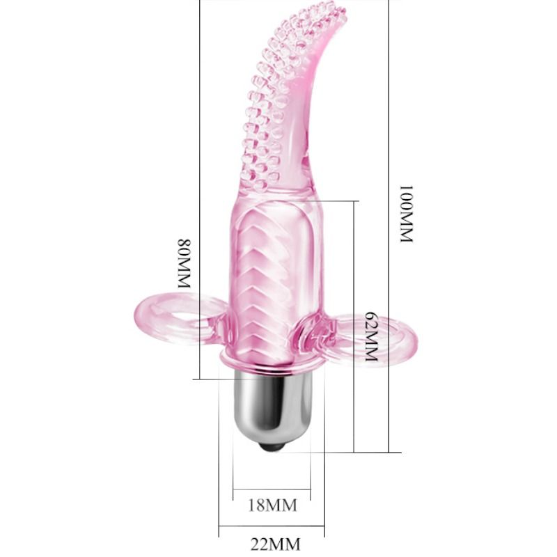 Vibrační návlek na prst BAILE VIBRO FINGER THIMBLE