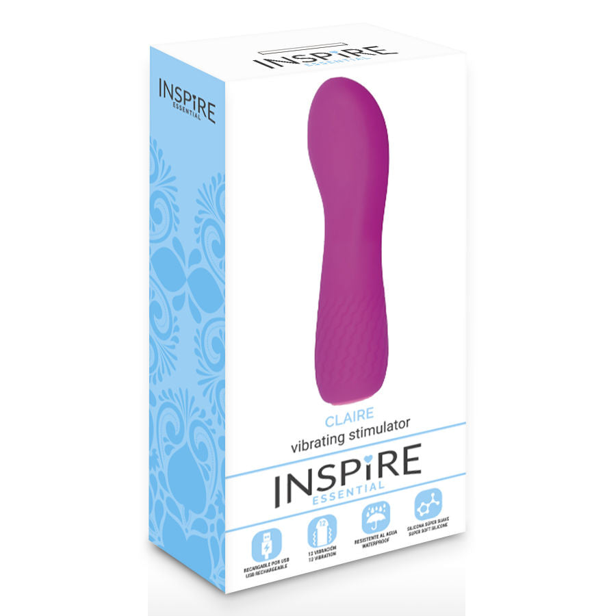 INSPIRE ESSENTIAL vibrátor Claire fialový (11,9 cm)