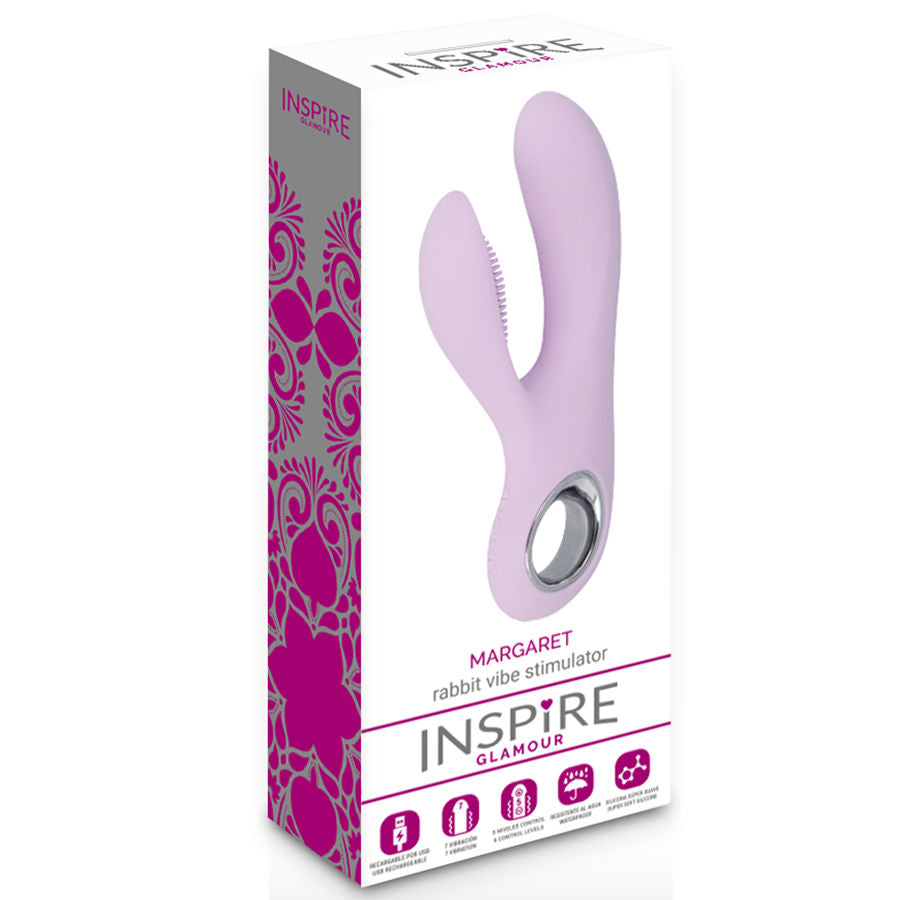 INSPIRE GLAMOUR vibrátor Margaret Rabbit silikonový