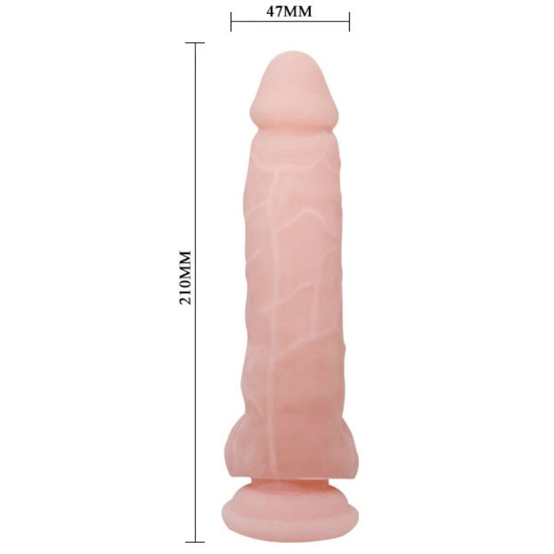 Realistický dildo BAILE s přísavkou pro stabilitu