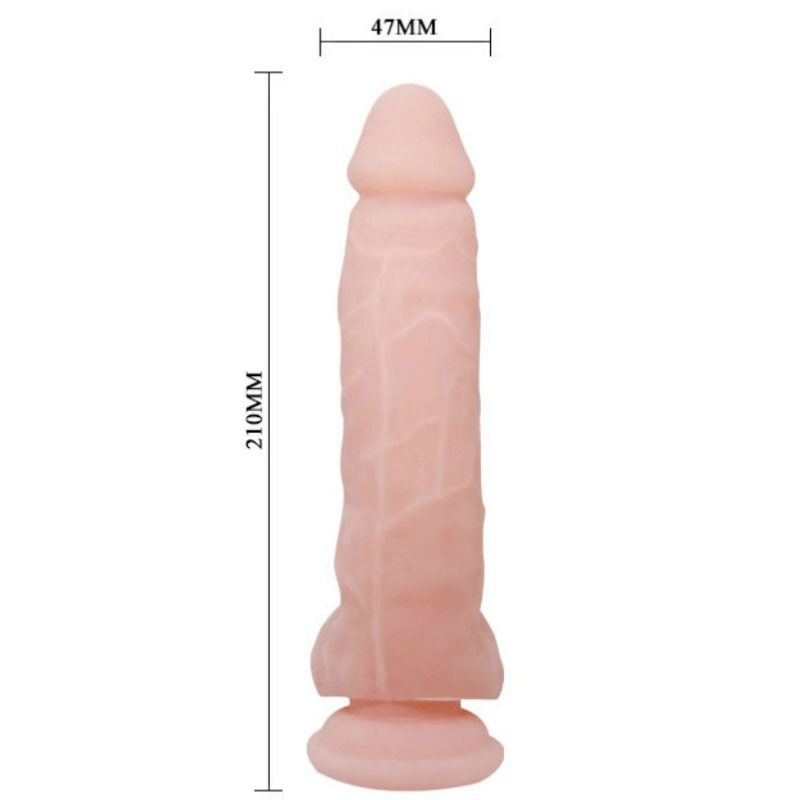 Realistické dildo BAILE 21,5 cm se savkou