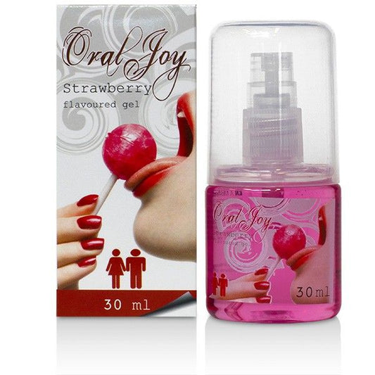 Oral Joy jahodový gel pro orální sex 30ml COBECO