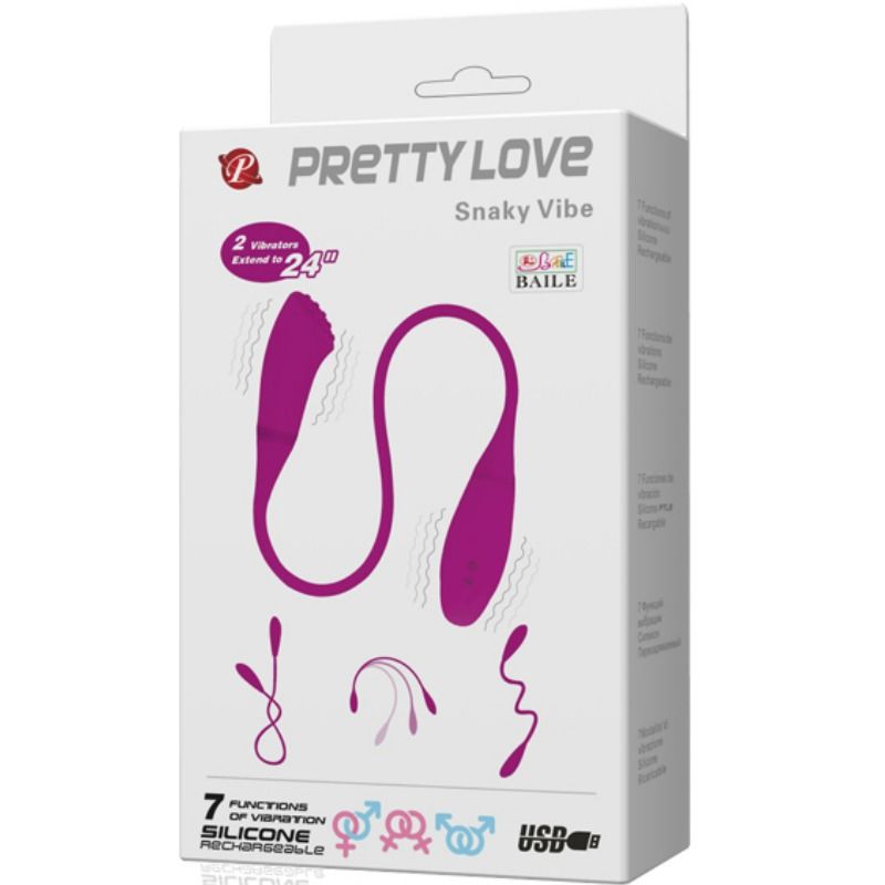 Pretty Love Smart Snaky Vibe vibrátor se 2 motory