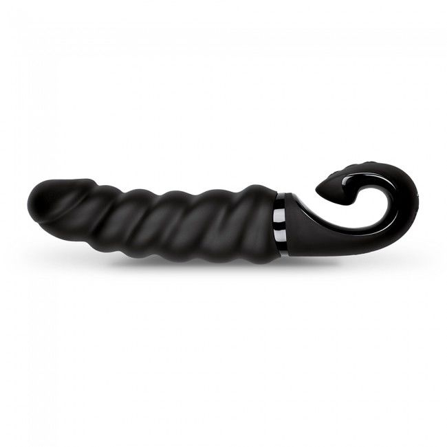 G-JACK 2 vibrační dildo černé - G-VIBE (22 cm)