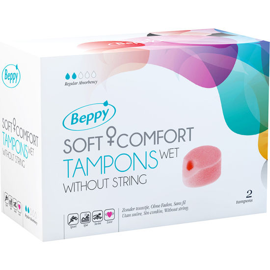 BEPPY Soft Comfort - hygienické tampony s gelem 2 ks