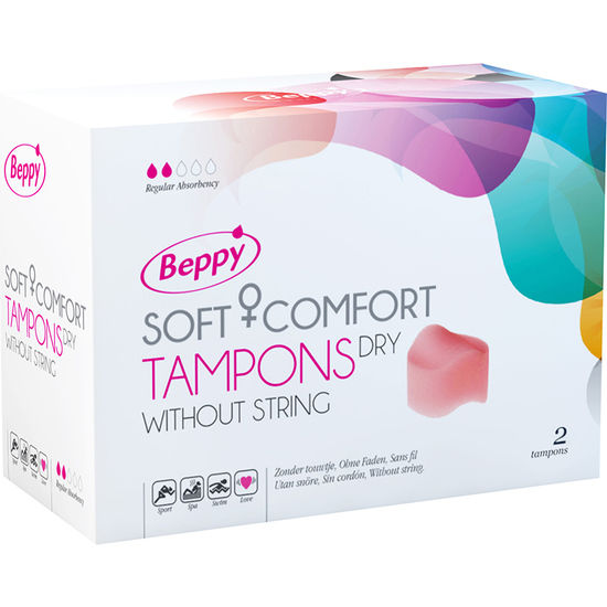 Beppy Soft-Comfort hygienické tampony bez šňůrky 2 ks