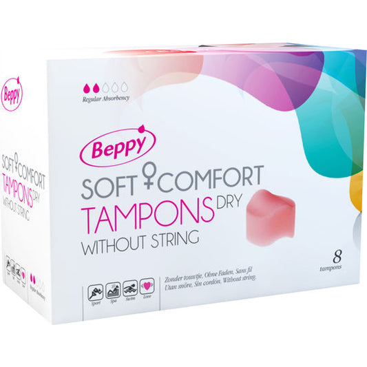 Beppy Soft-Comfort tampony suché 8 ks bez šňůrky