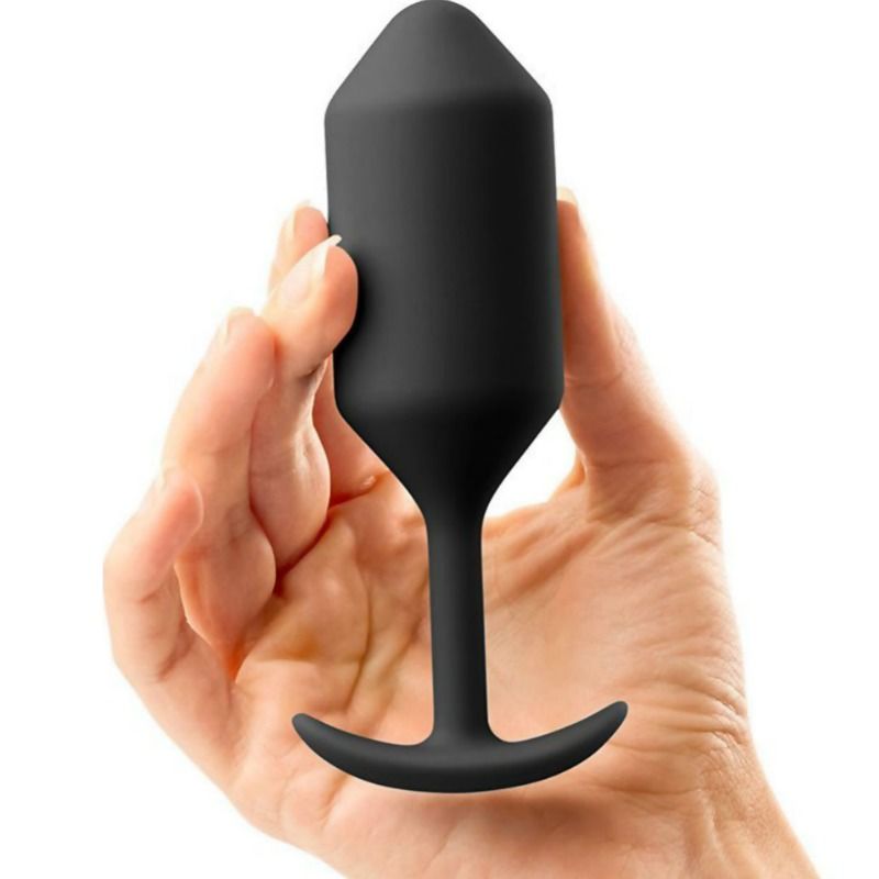 B-VIBE Anální kolík Snug Plug 3 se závažím 180 g