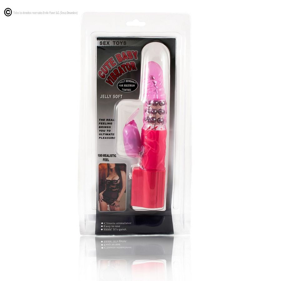 Rotační vibrátor BAILE Pink Rabbit Superstimulator