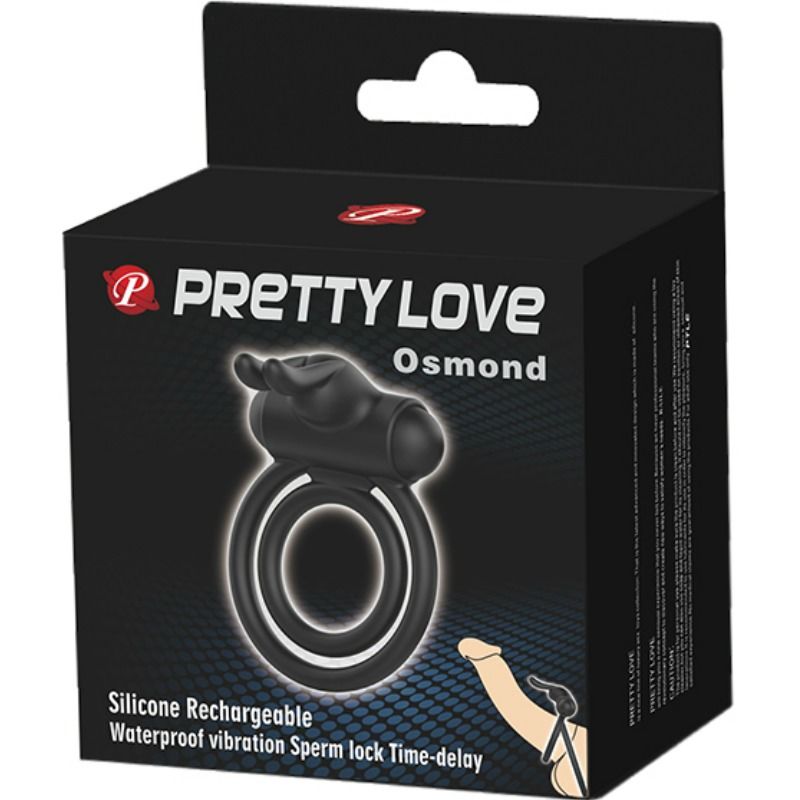 Silicone vibrátor kroužek Pretty Love Osmond