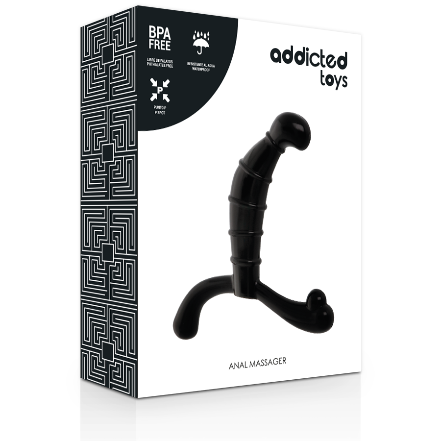 Anální masážní pomůcka pro prostatu ADDICTED TOYS černá