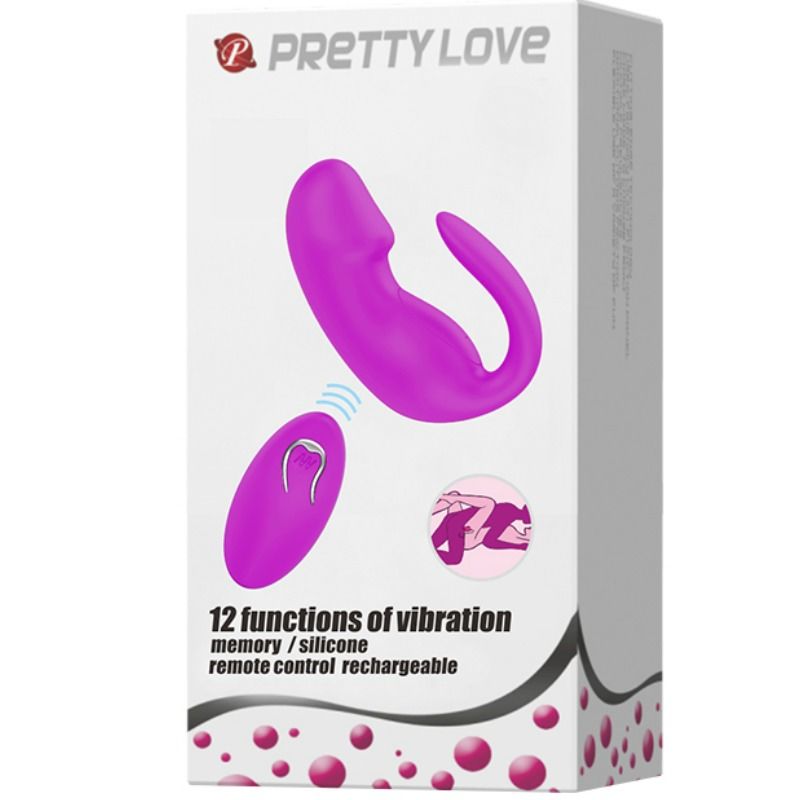 Stimulační vibrátor Pretty Love s dálkovým ovládáním